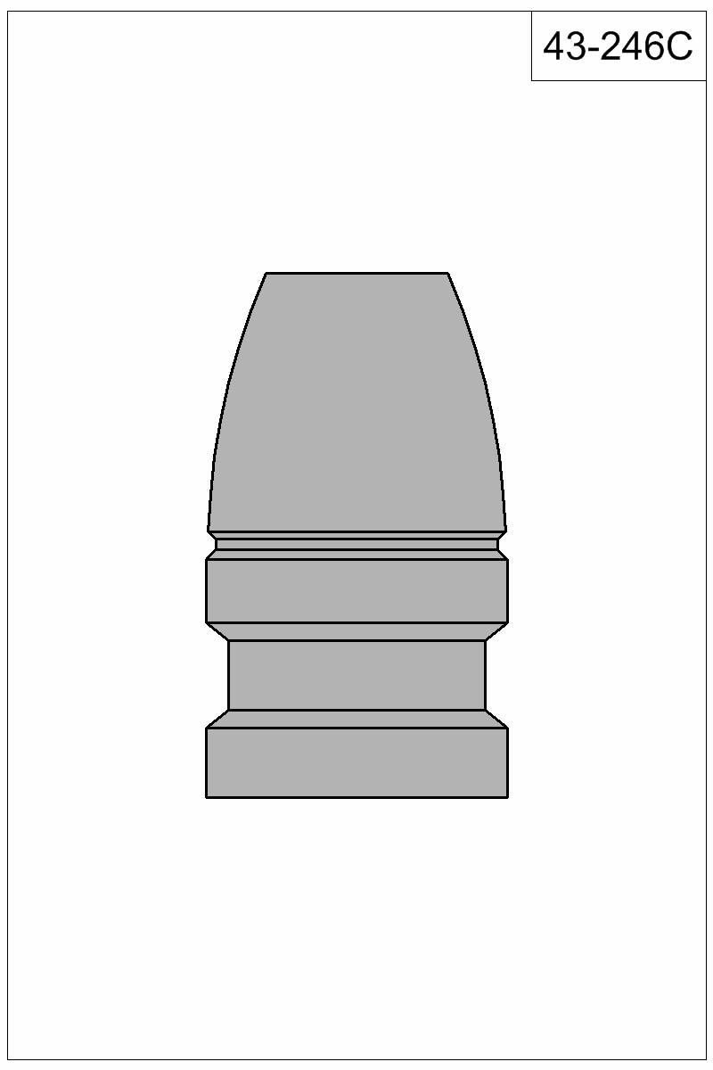 Filled view of bullet 43-246C