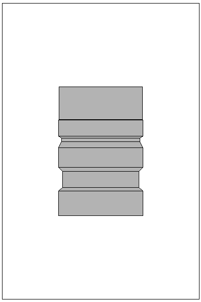 Accurate Molds catalog #43-255W Filled view of bullet 43-255W