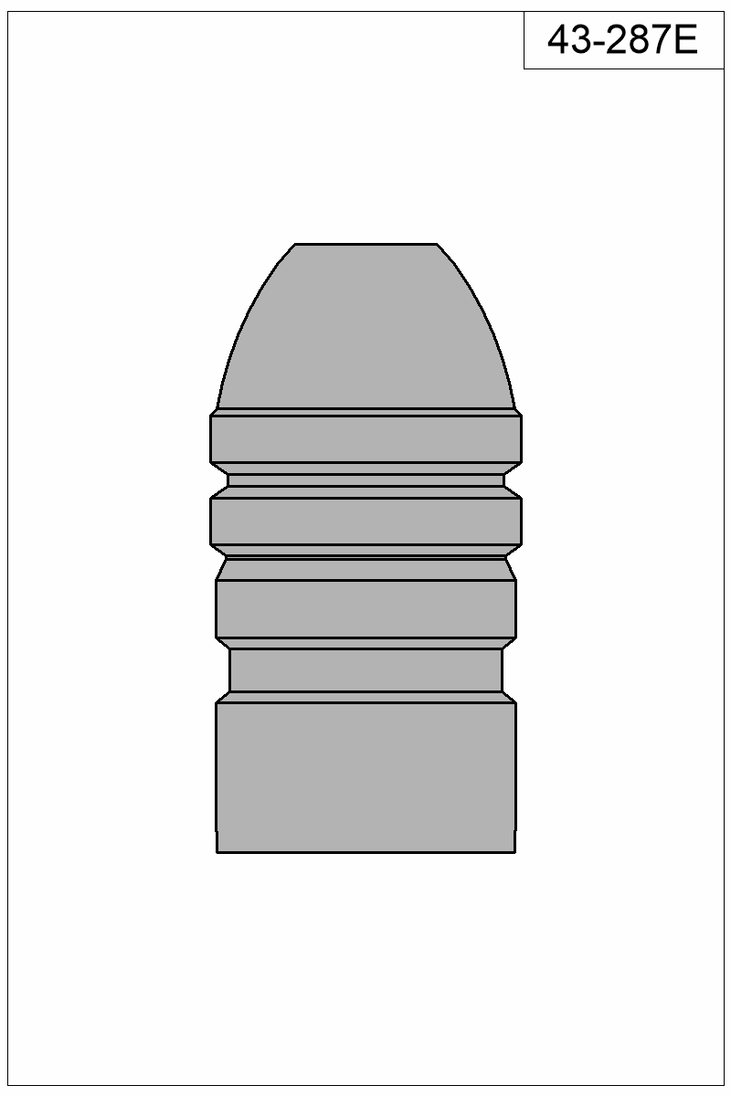 Filled view of bullet 43-287E