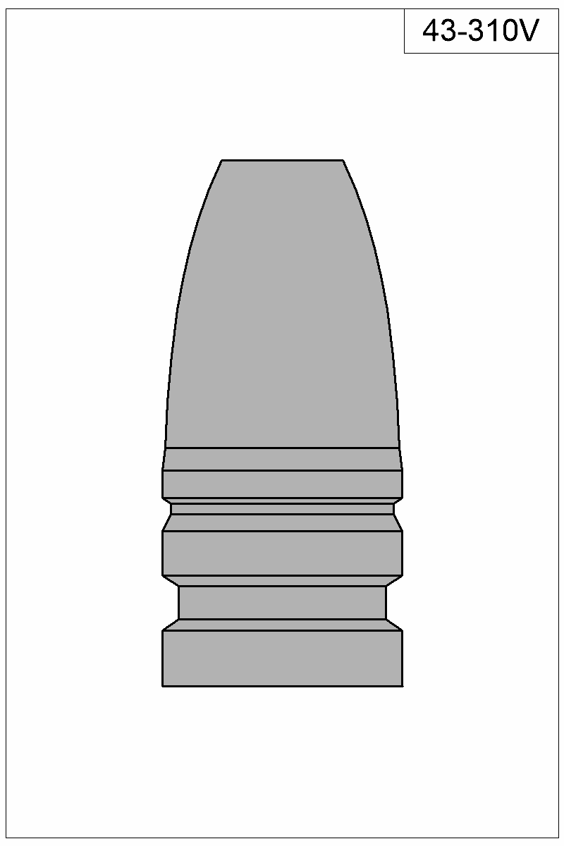 Filled view of bullet 43-310V
