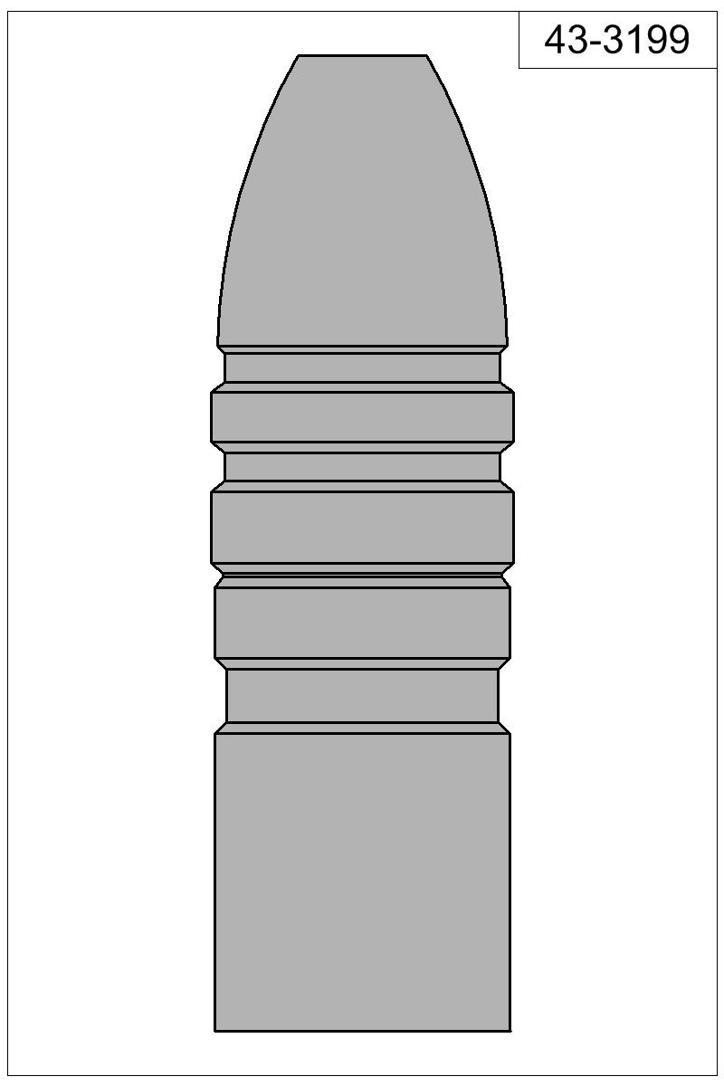 Filled view of bullet 43-3199