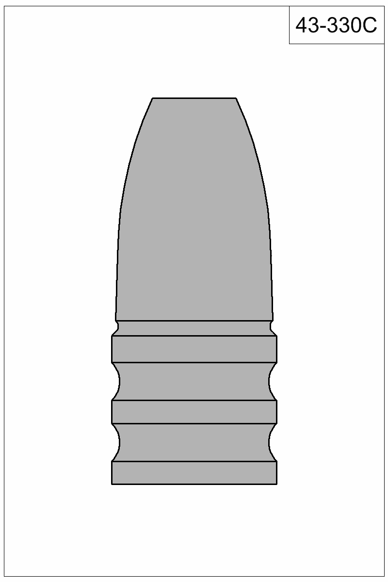 Filled view of bullet 43-330C