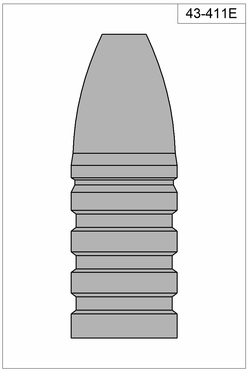 Filled view of bullet 43-411E