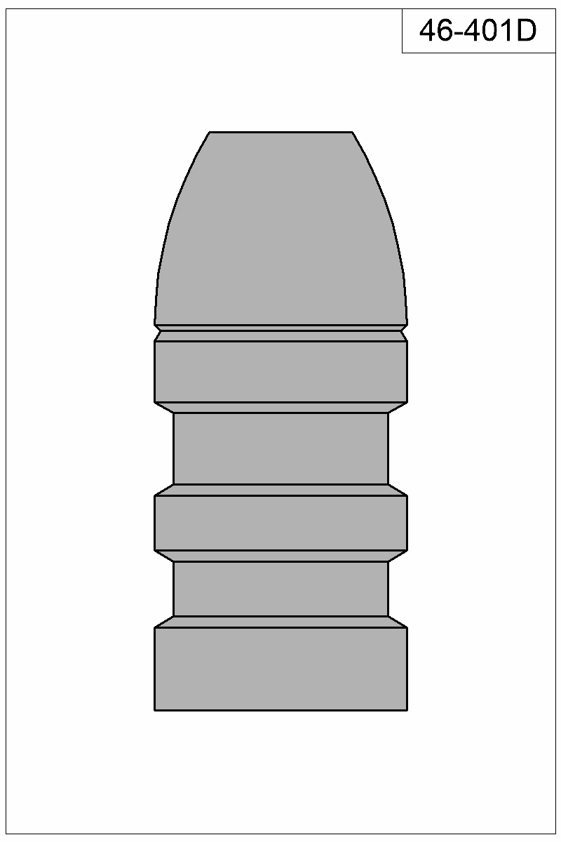 Filled view of bullet 46-401D