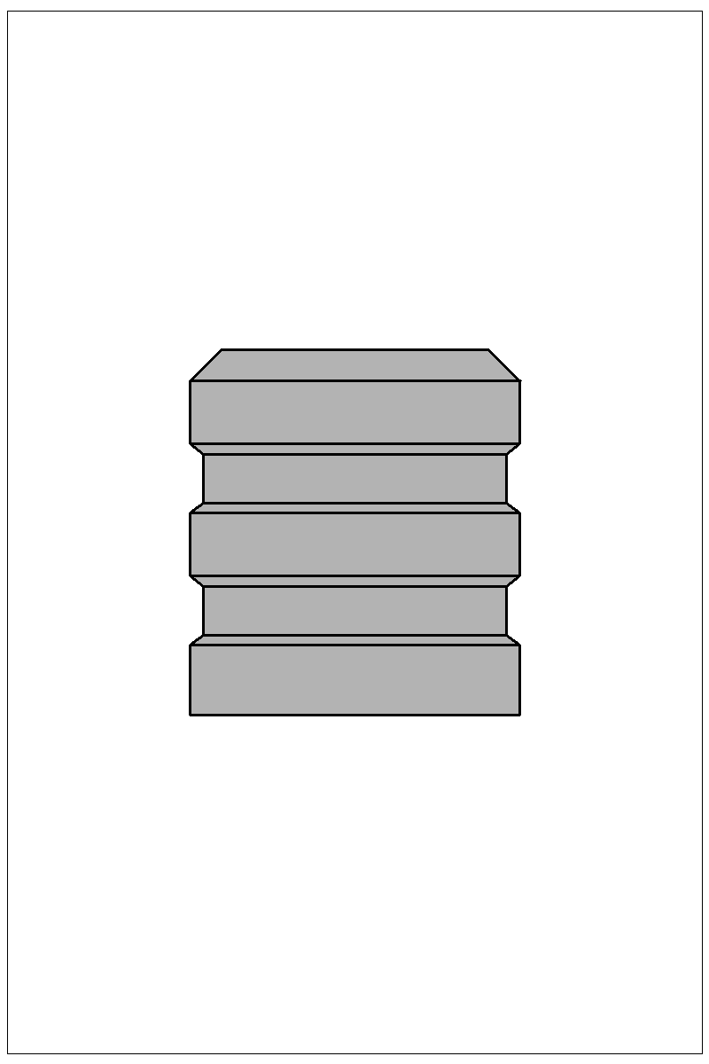 Accurate Molds catalog #48-240W Filled view of bullet 48-240W