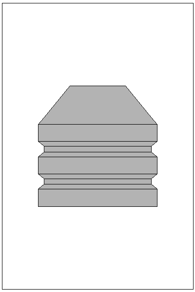 Accurate Molds catalog #62-425S Filled view of bullet 62-425S