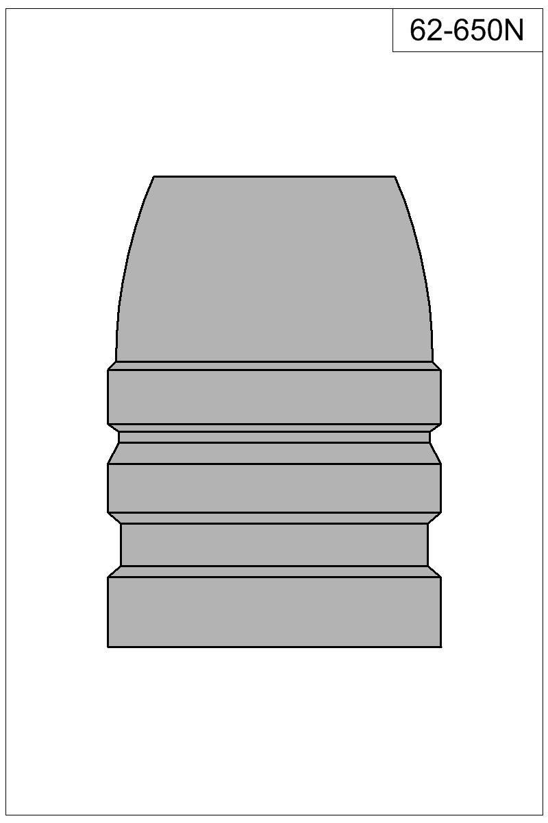 Filled view of bullet 62-650N