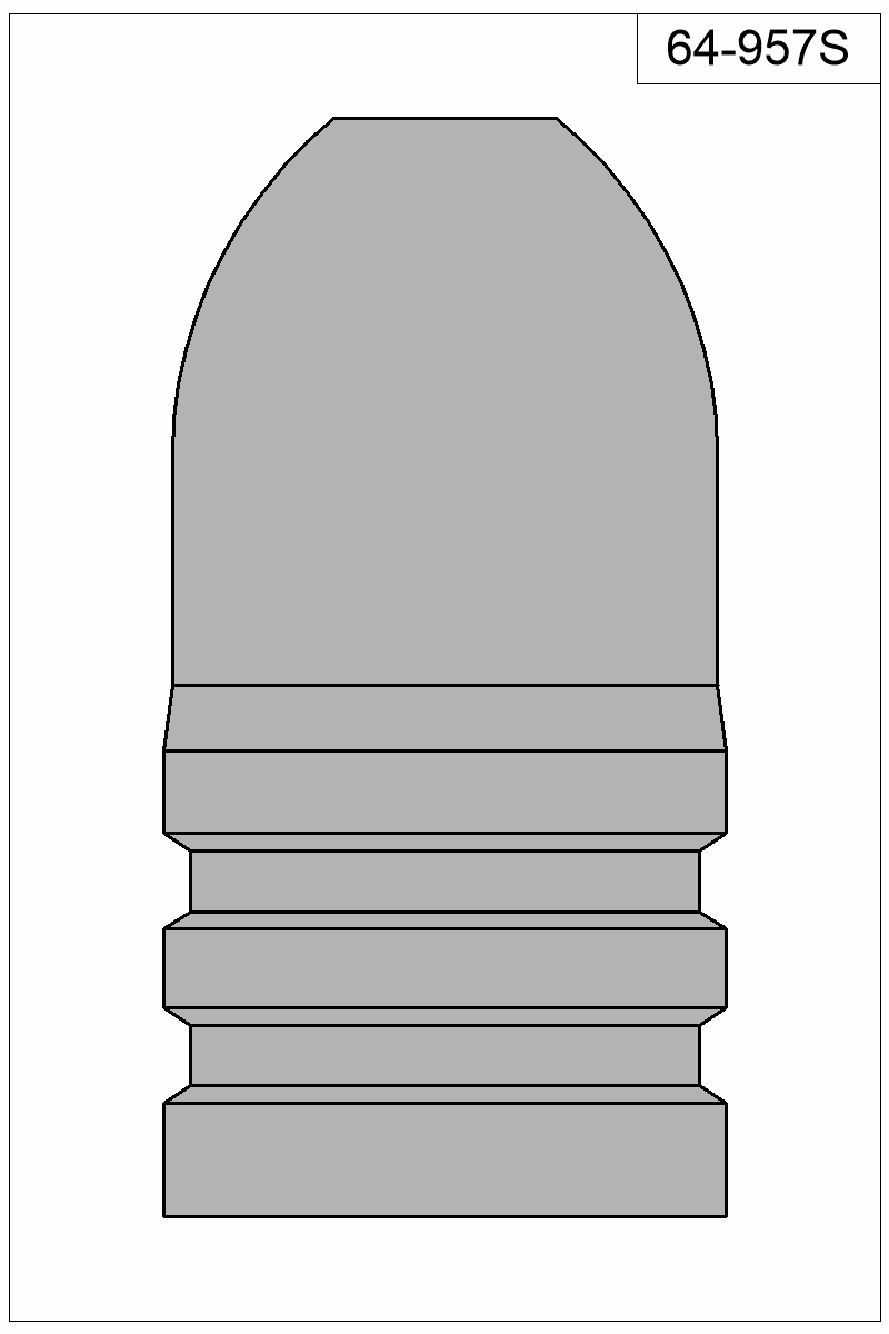 Filled view of bullet 64-957S